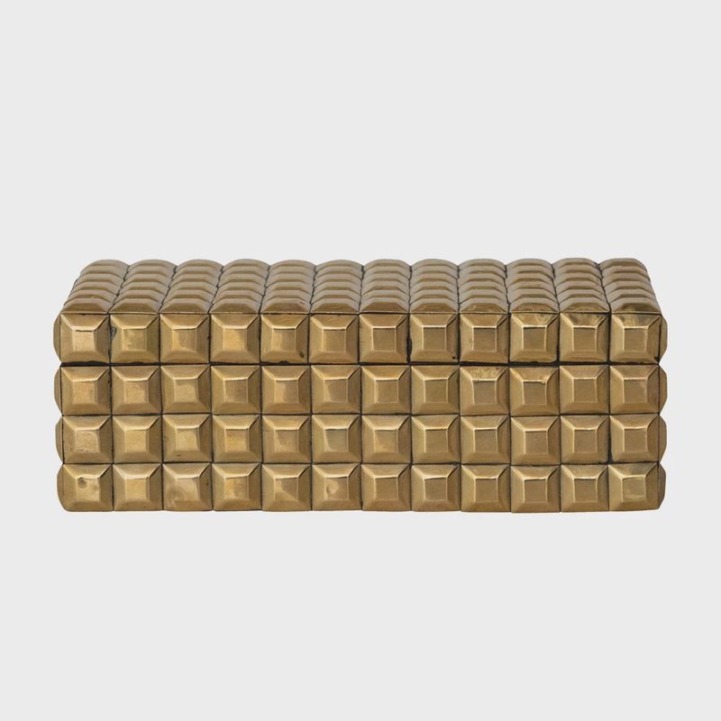 Brass Studded Box - Small