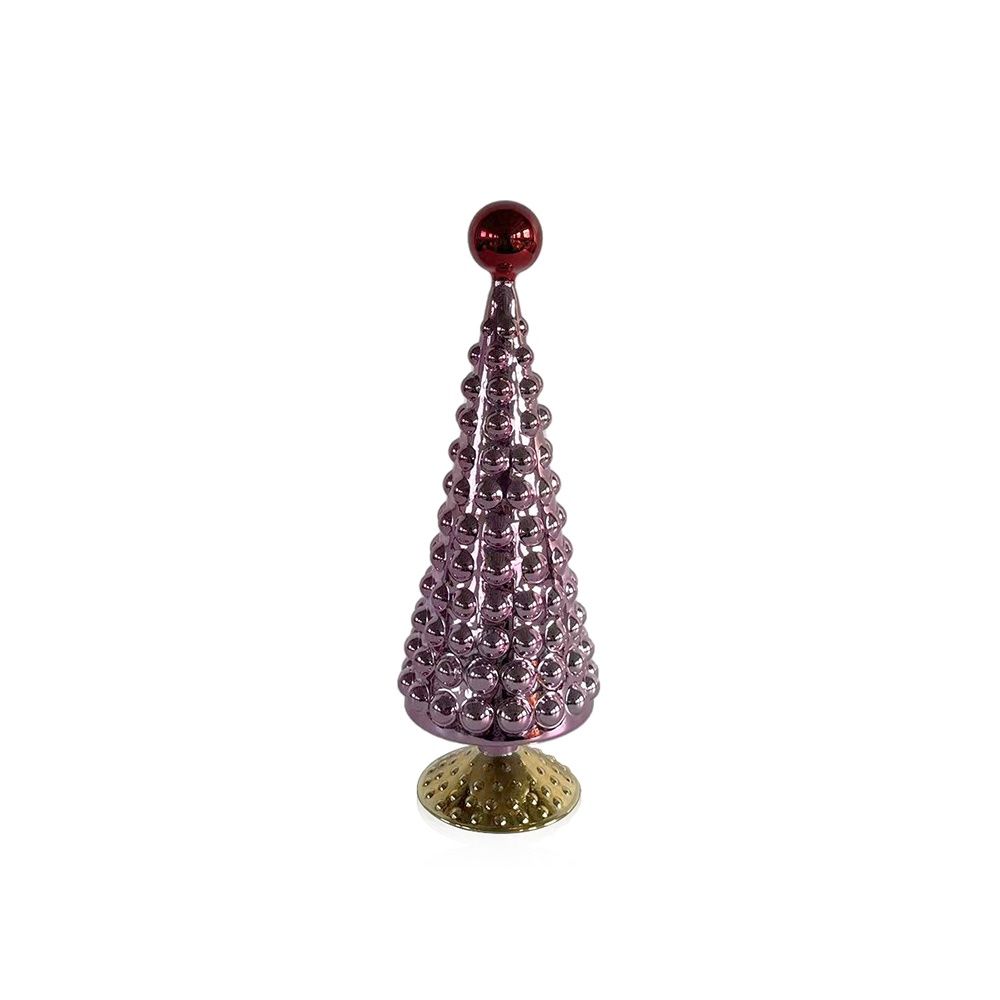 12" Hobnail Pink Tree