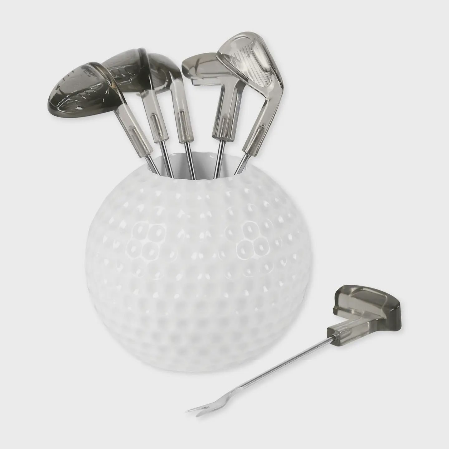 7-Piece Golf Cocktail Pick Set