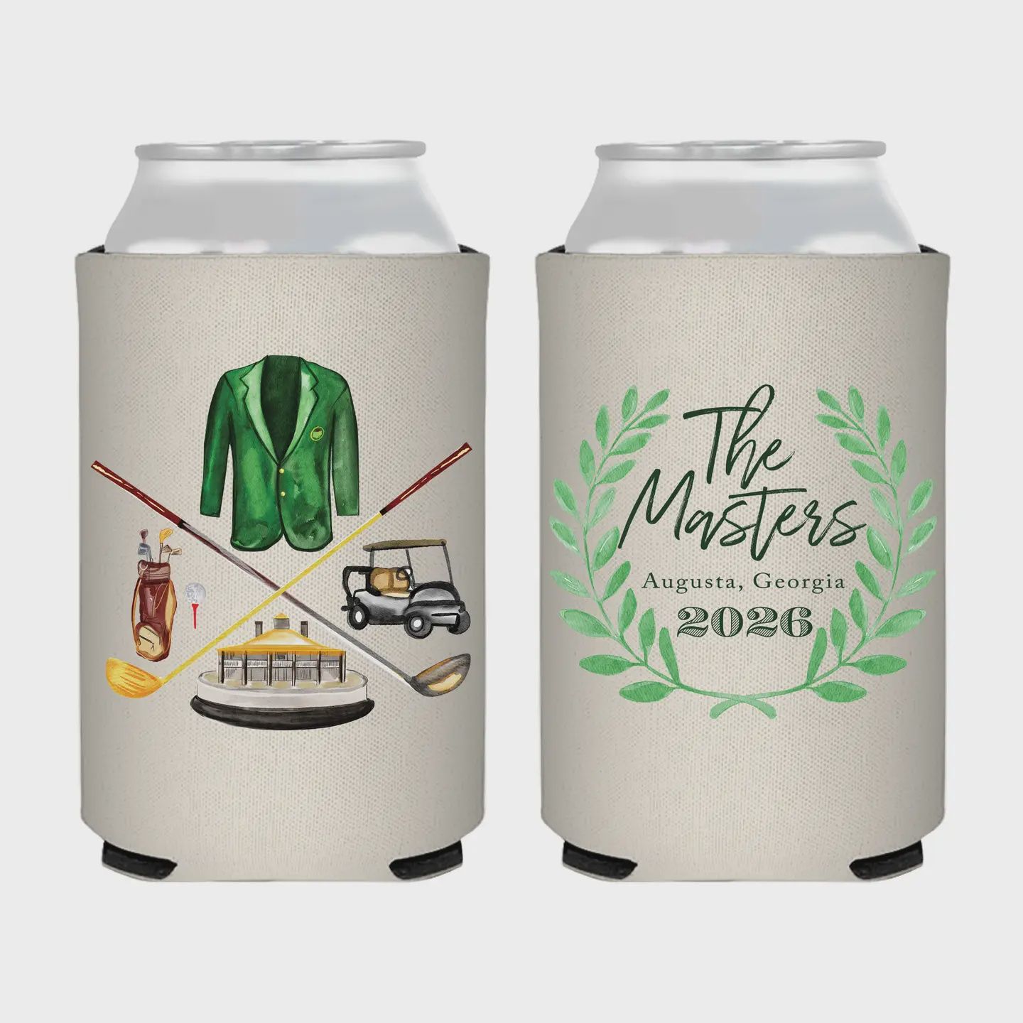 Masters Collage Can Cooler - Golf