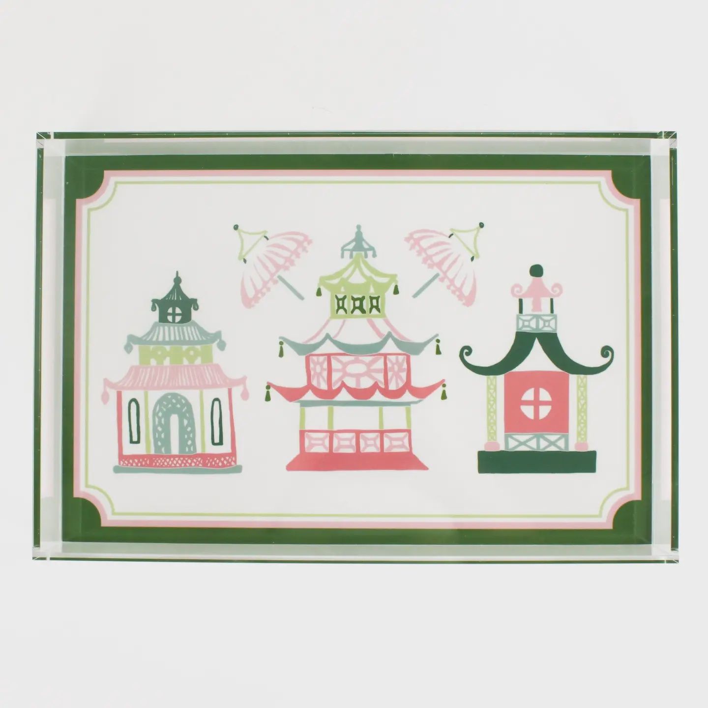 Parasols Pagoda Acrylic Tray