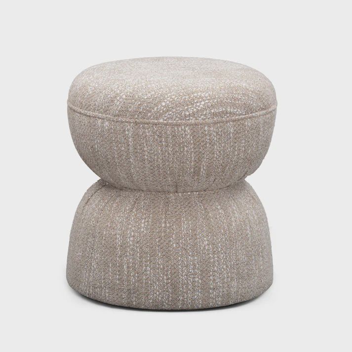 Tomlin Ruched Performance Fabric Game Ottoman