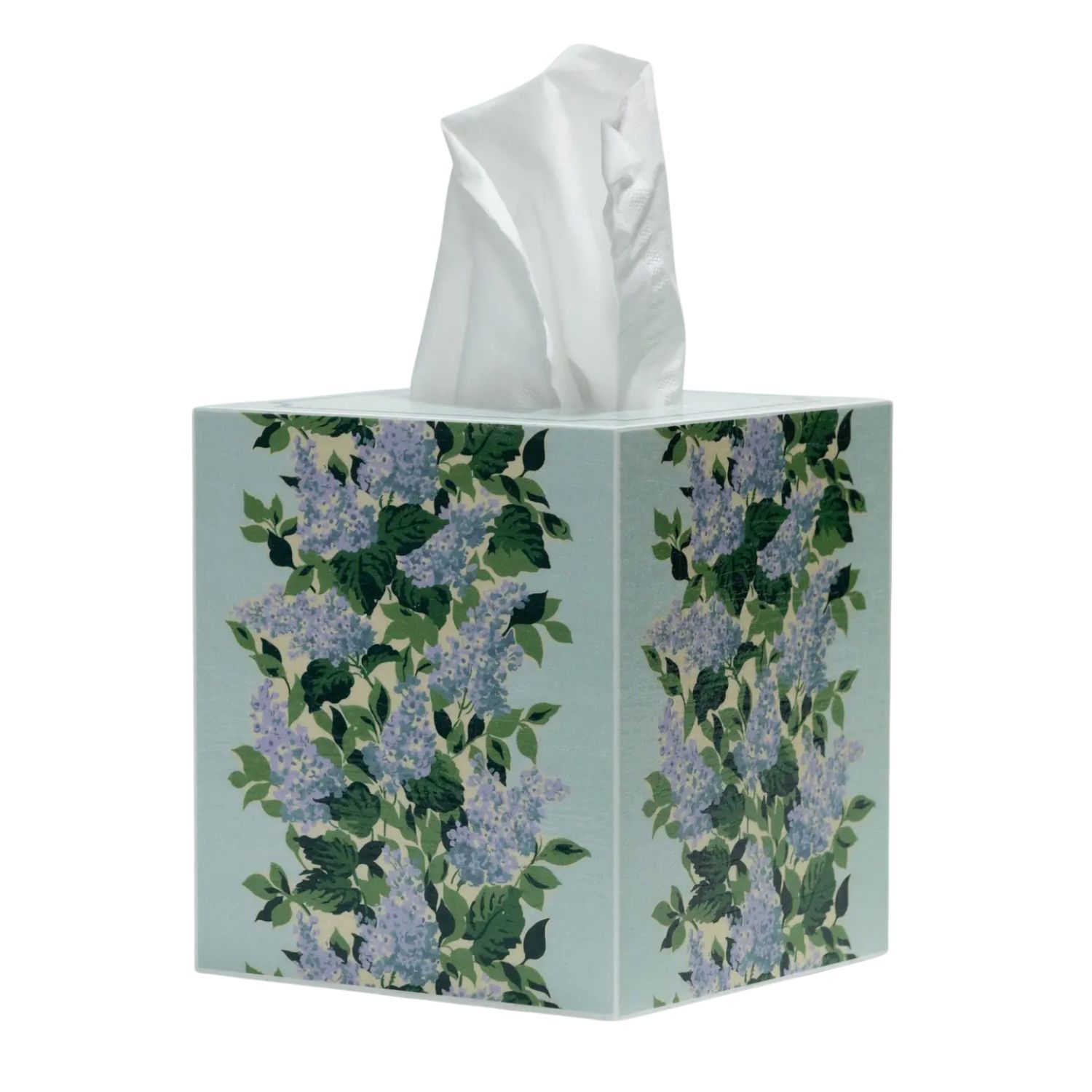 Bar Harbor Floral Tissue Box Cover