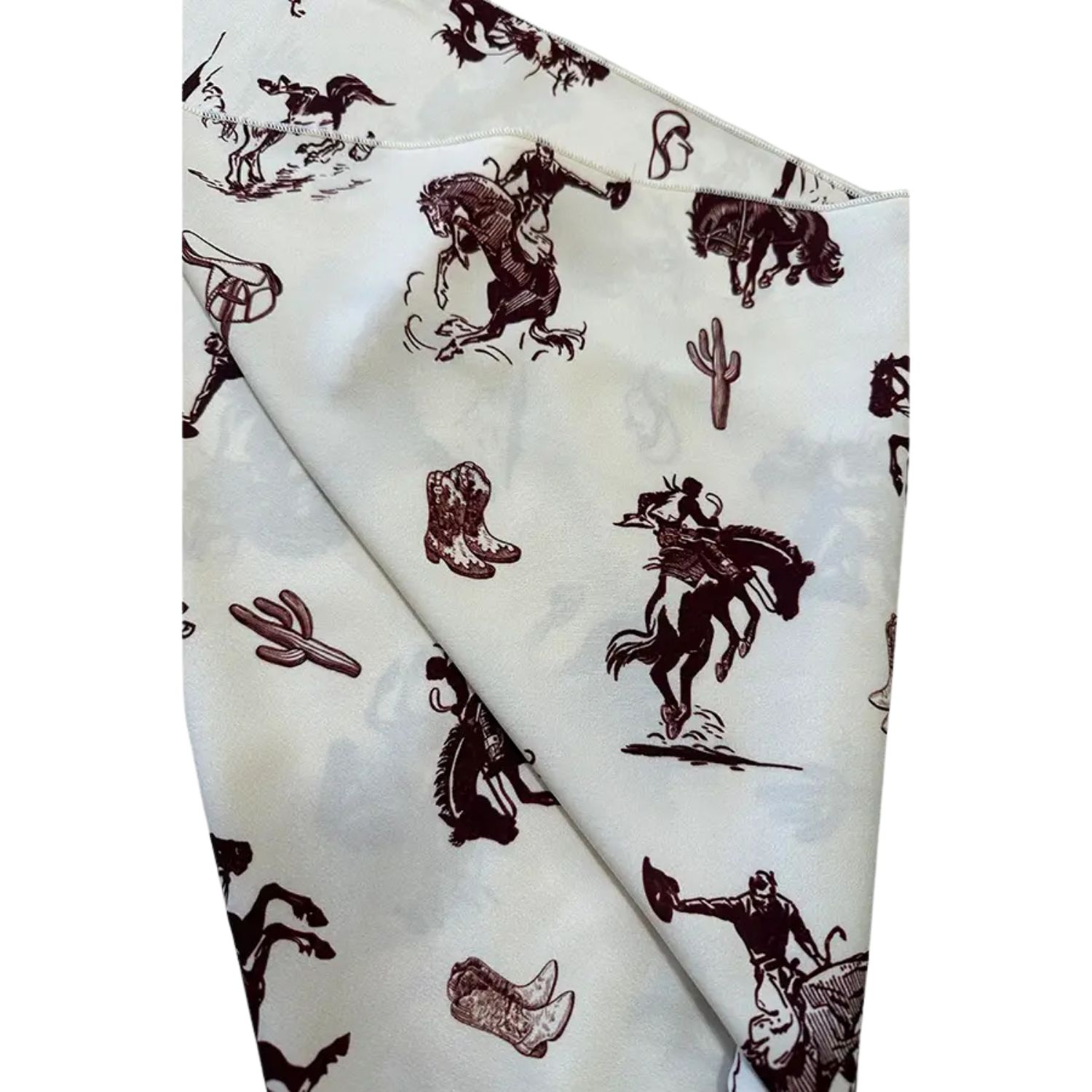 Western Cowboy Rodeo Print Scarf