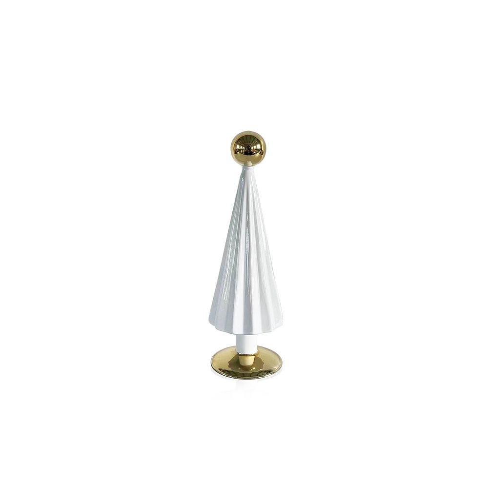 10" White &amp; Gold Tree