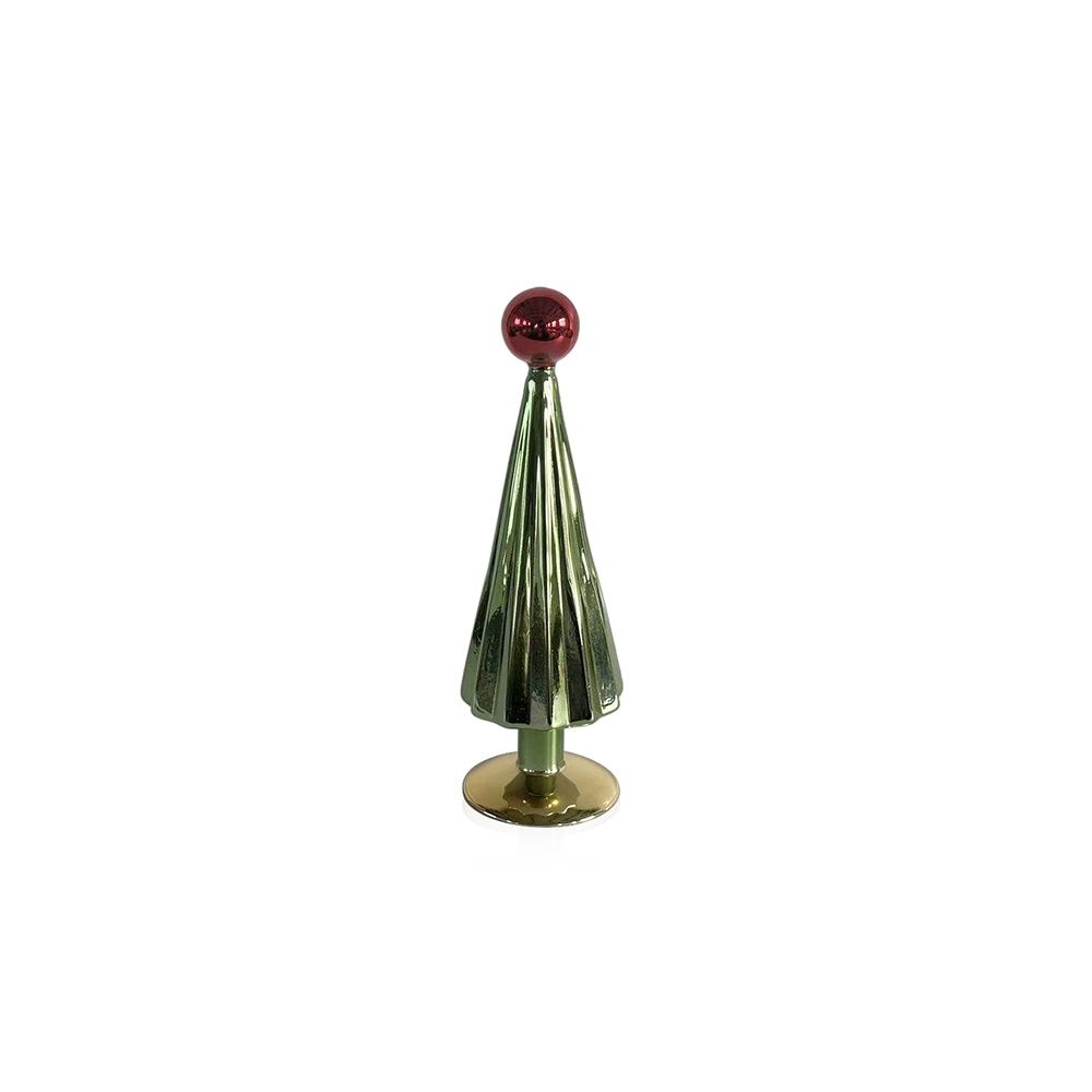 10" Green &amp; Red Tree