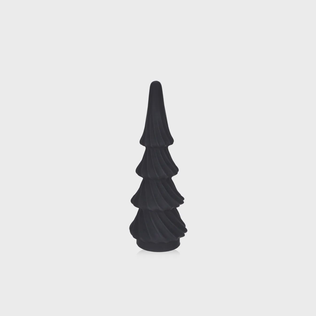 15" Black Matte Christmas Tree