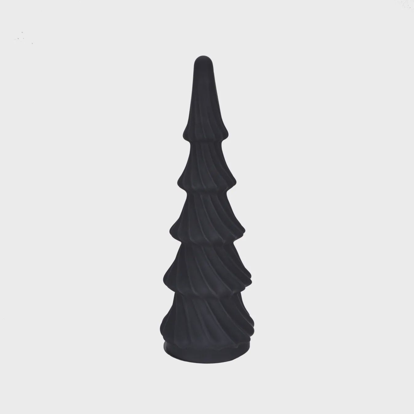 22" Black Matte Christmas Tree