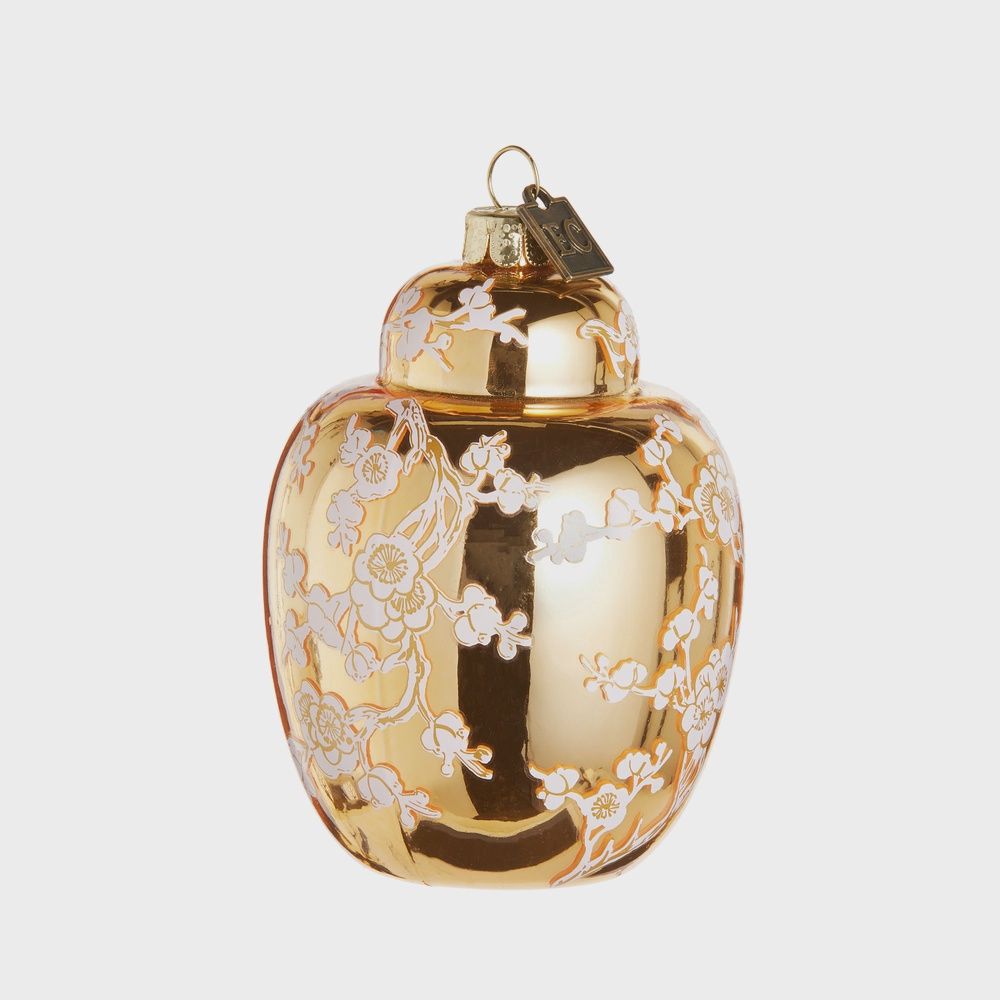 3.5" Golden Ginger Jar Ornament