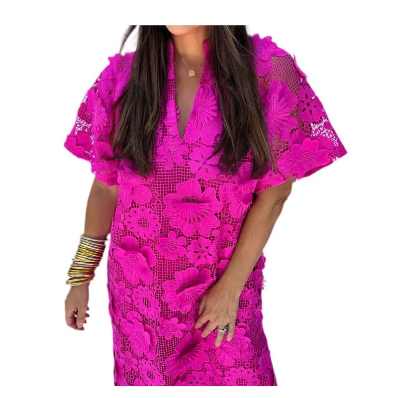 Leighton Magenta Maxi Dress