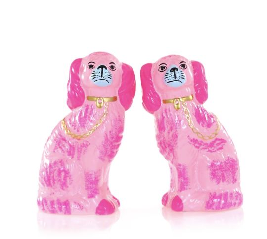 Staffordshire Dog – Small Neon Pink