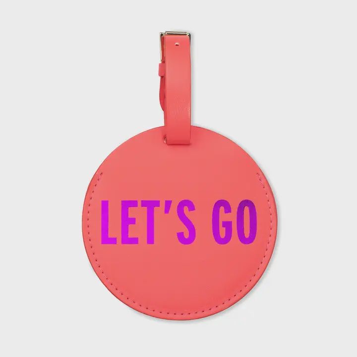 Let’s Go Luggage Tag