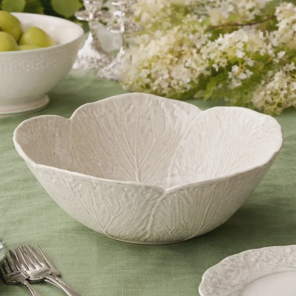 White Cabbage 3-D Deep Bowl – 12.5" x 5"