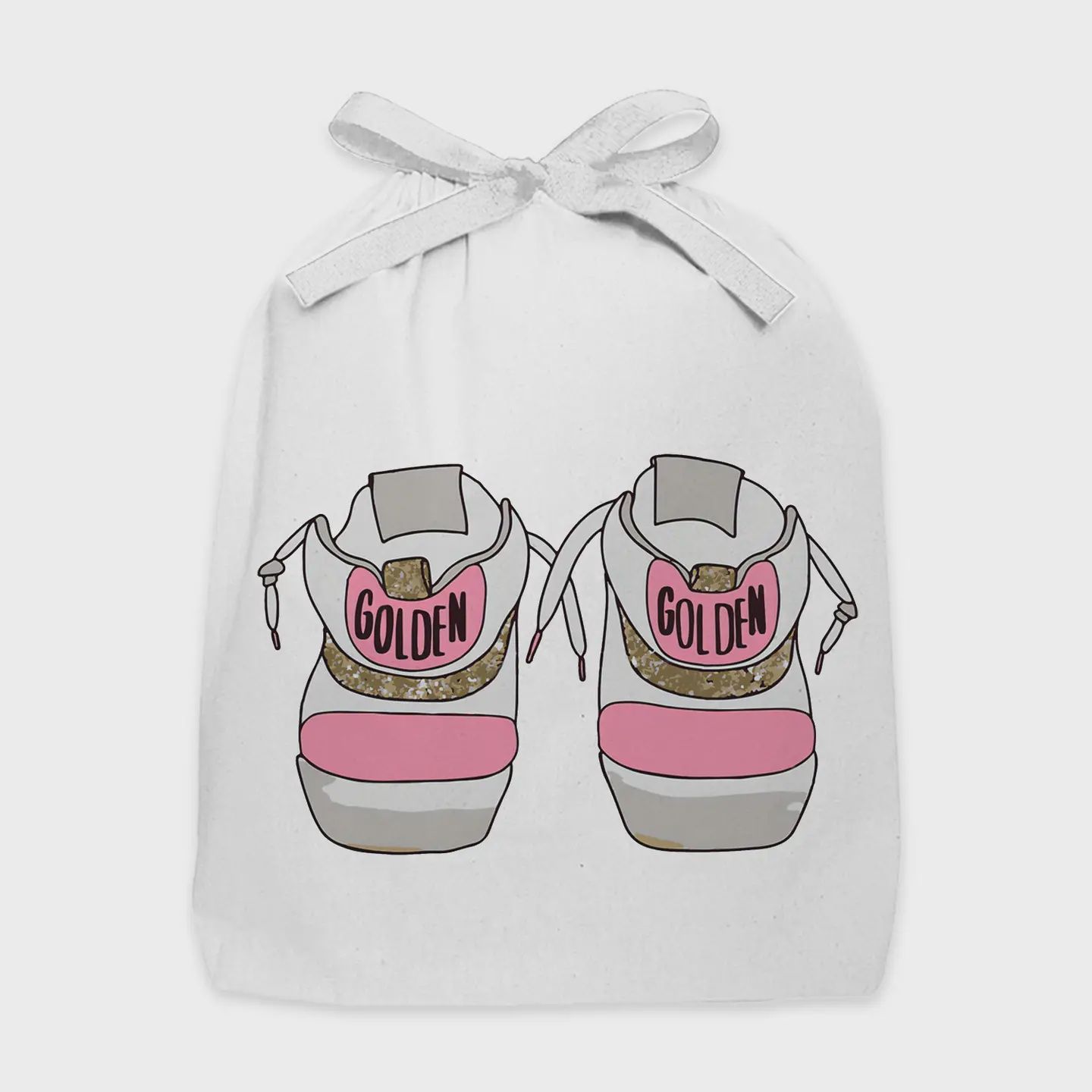 Stay Golden Travel Shoe Bag – “Pack Your Bags”