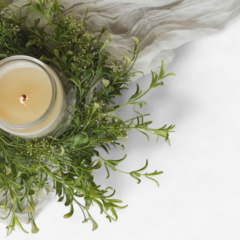 13" Bedstraw &amp; Berries Candle Ring