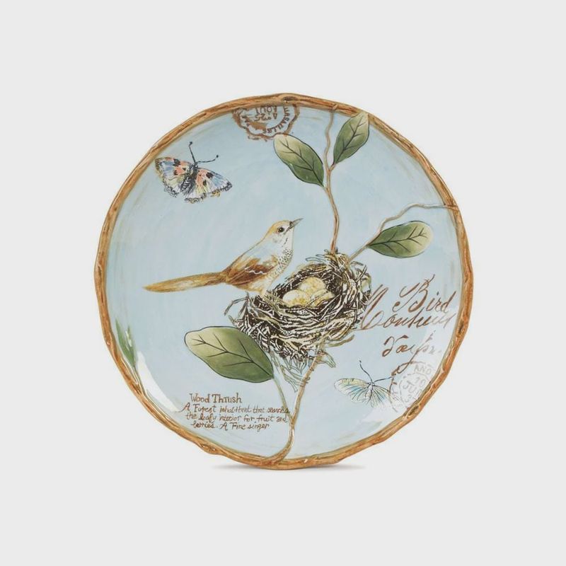 Toulouse Decorative Bird Plate