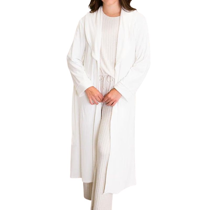 Classic Harbin Robe – White