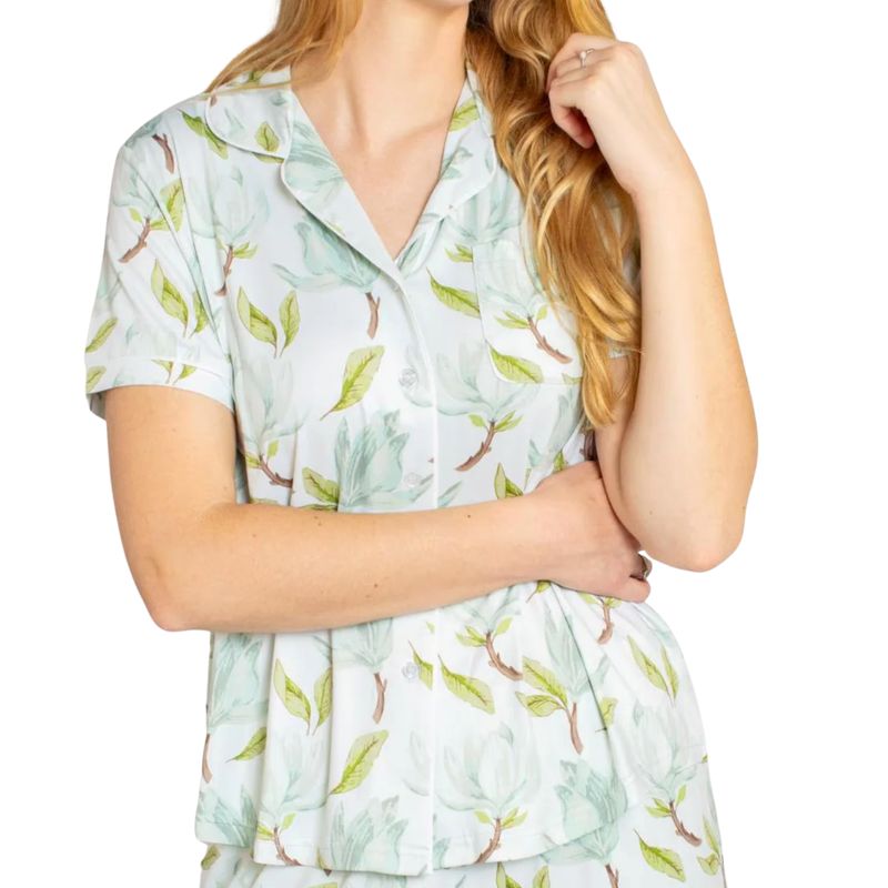 Peace Lily Sleep Set – Short Sleeve &amp; Pants