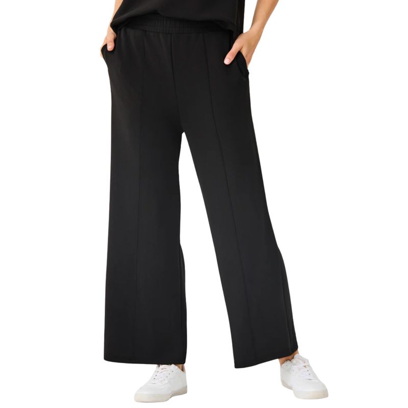 Black Wide Leg Lounge Pants