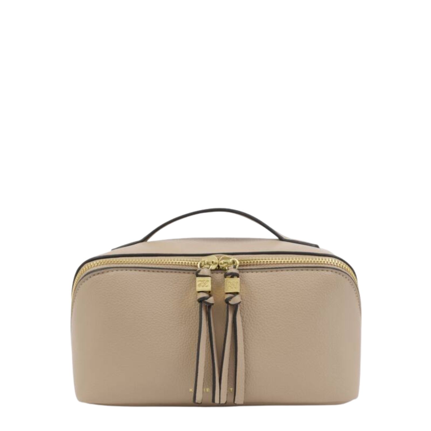 Taupe Medium Makeup &amp; Toiletry Bag