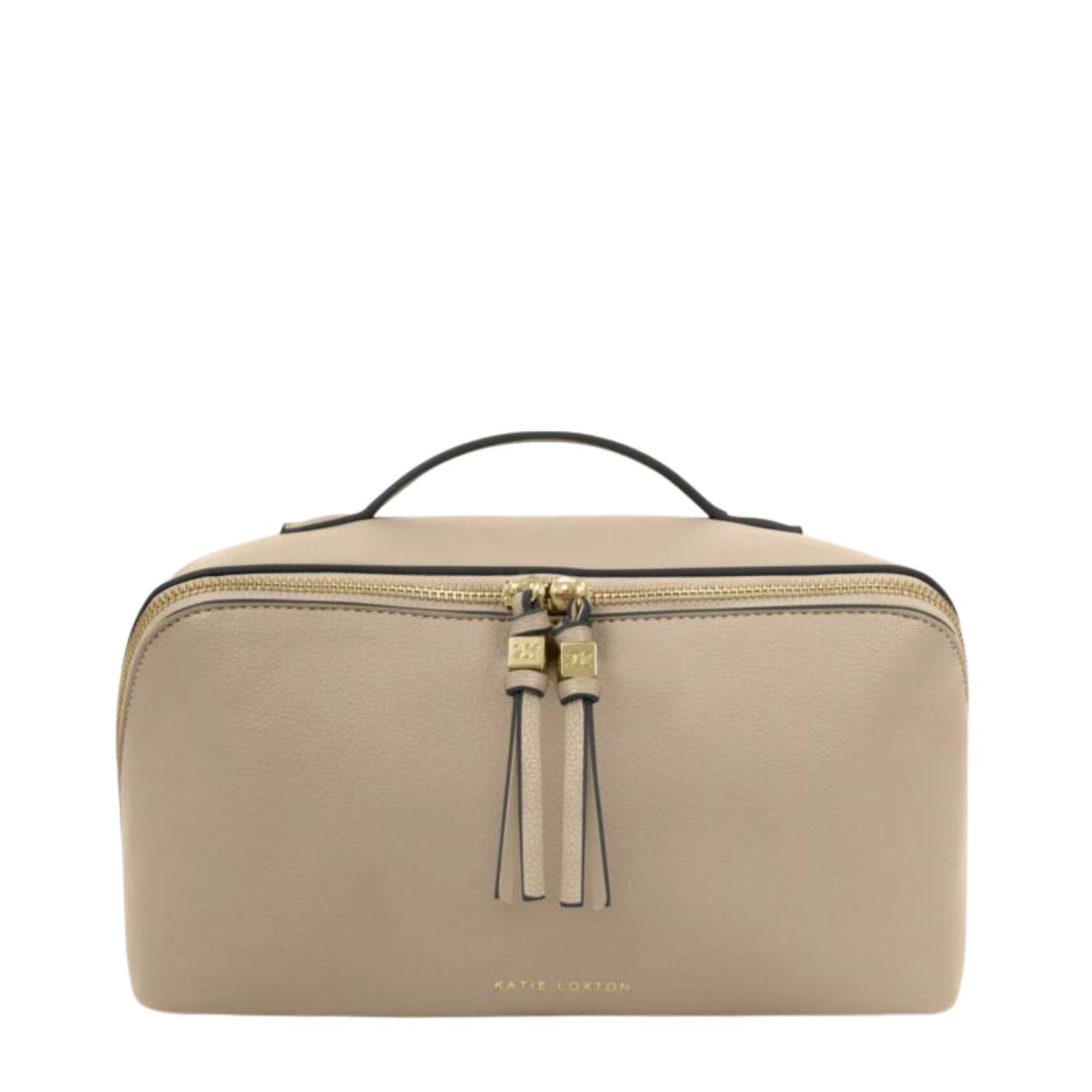 Taupe Large Makeup &amp; Toiletry Bag