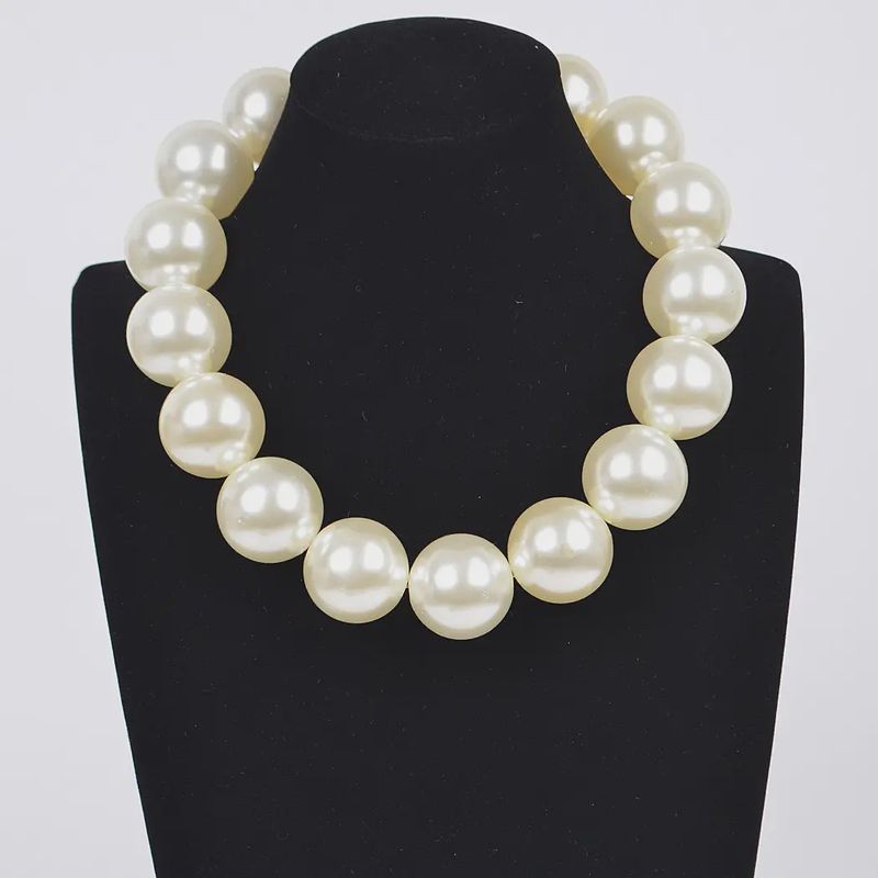 Oversized Pearl Statement Necklace