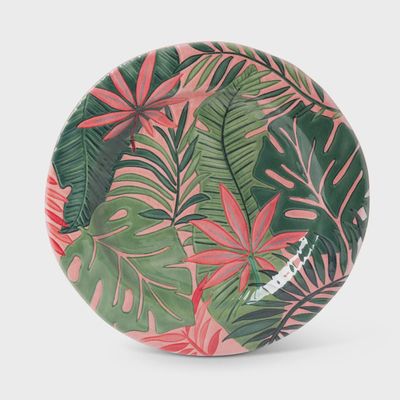 11'' Melamine Embossed Palm Dinner Plate
