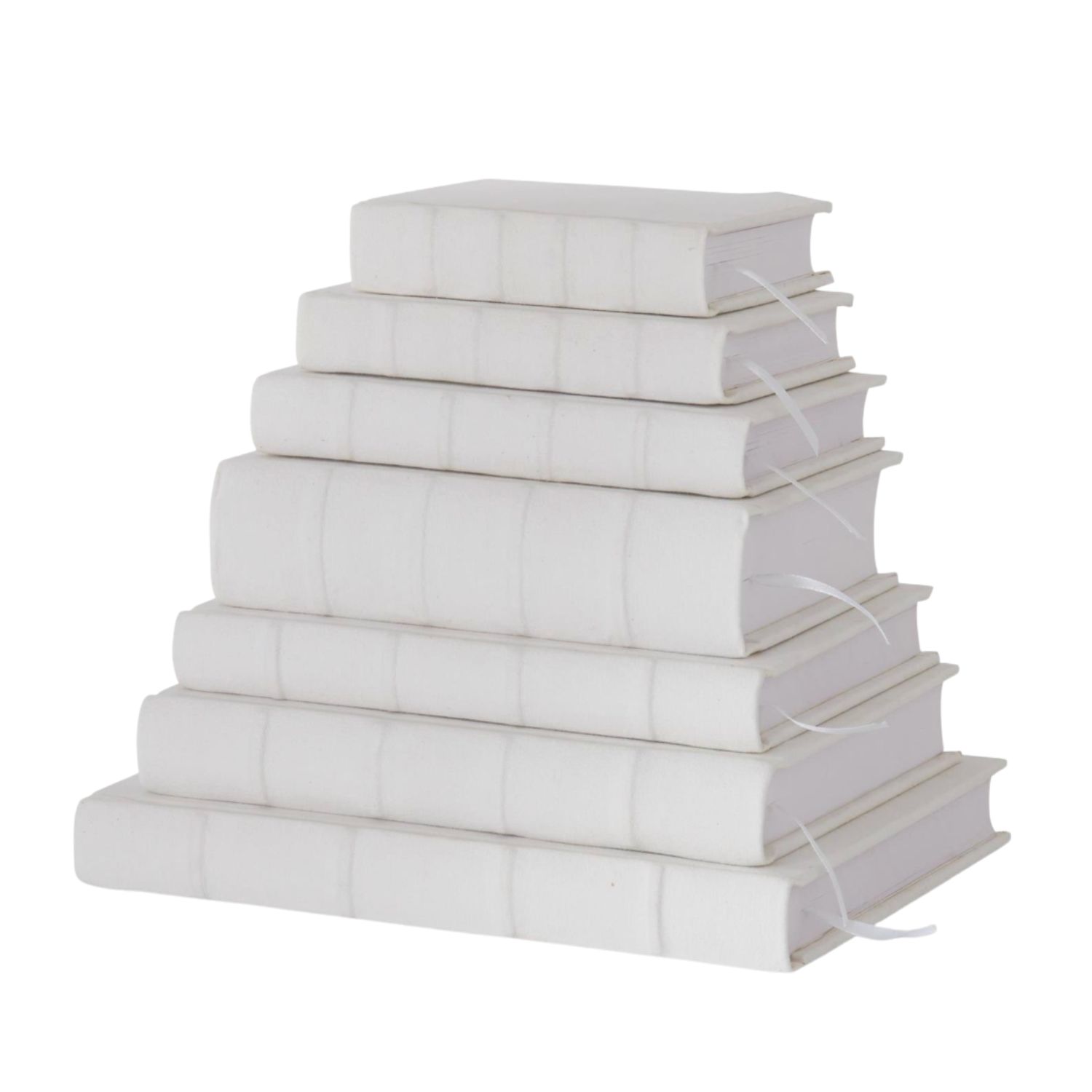 White Cotton Canvas Journals