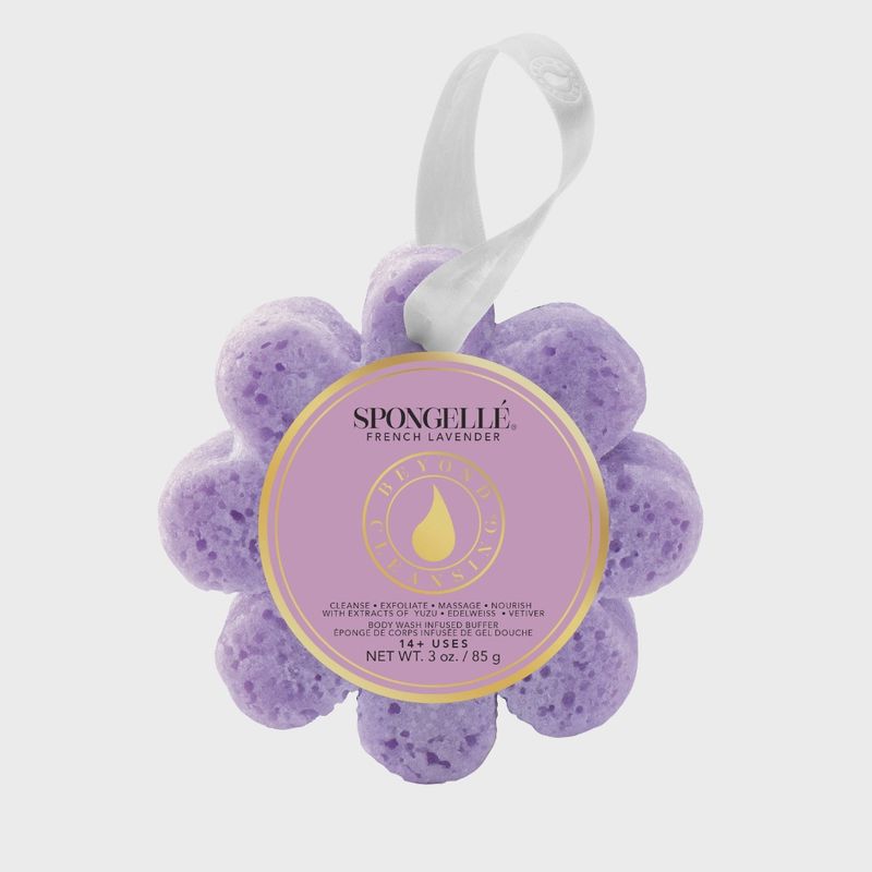 Spongellé Body Wash Infused Buffer – French Lavender (Full Size)