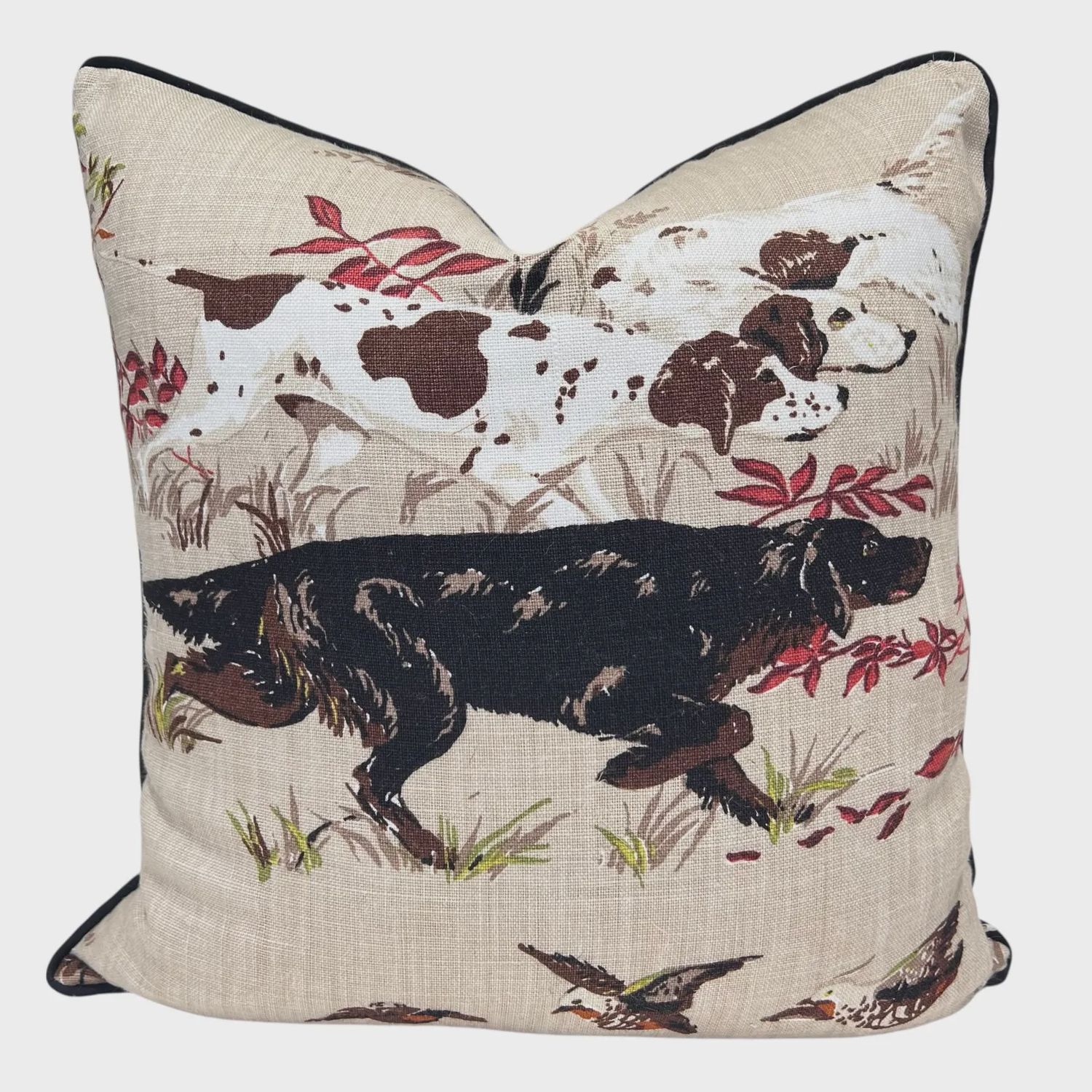 Pointers Tan Beige Decorative Cushion Pillow