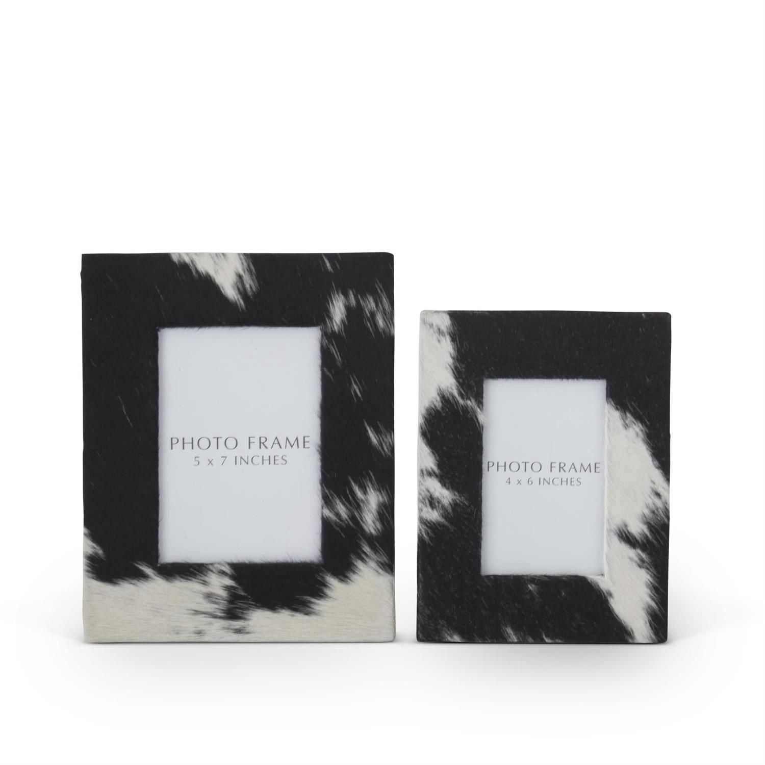 Genuine Cow Hide Photo Frames | 2 Sizes Available