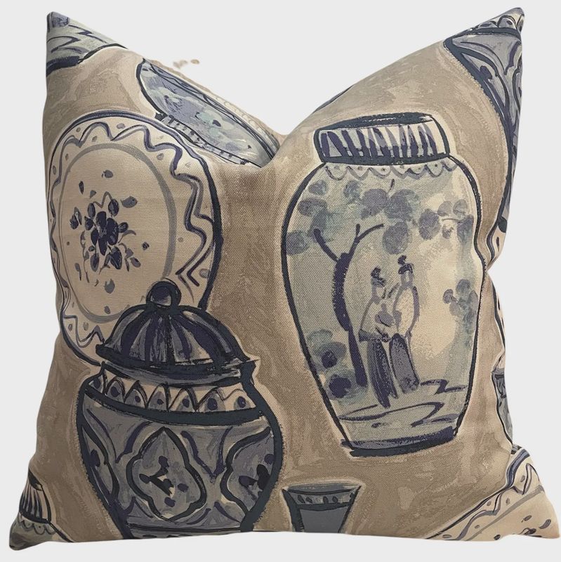 Josie Ginger Pots Pillow – 20 x 20