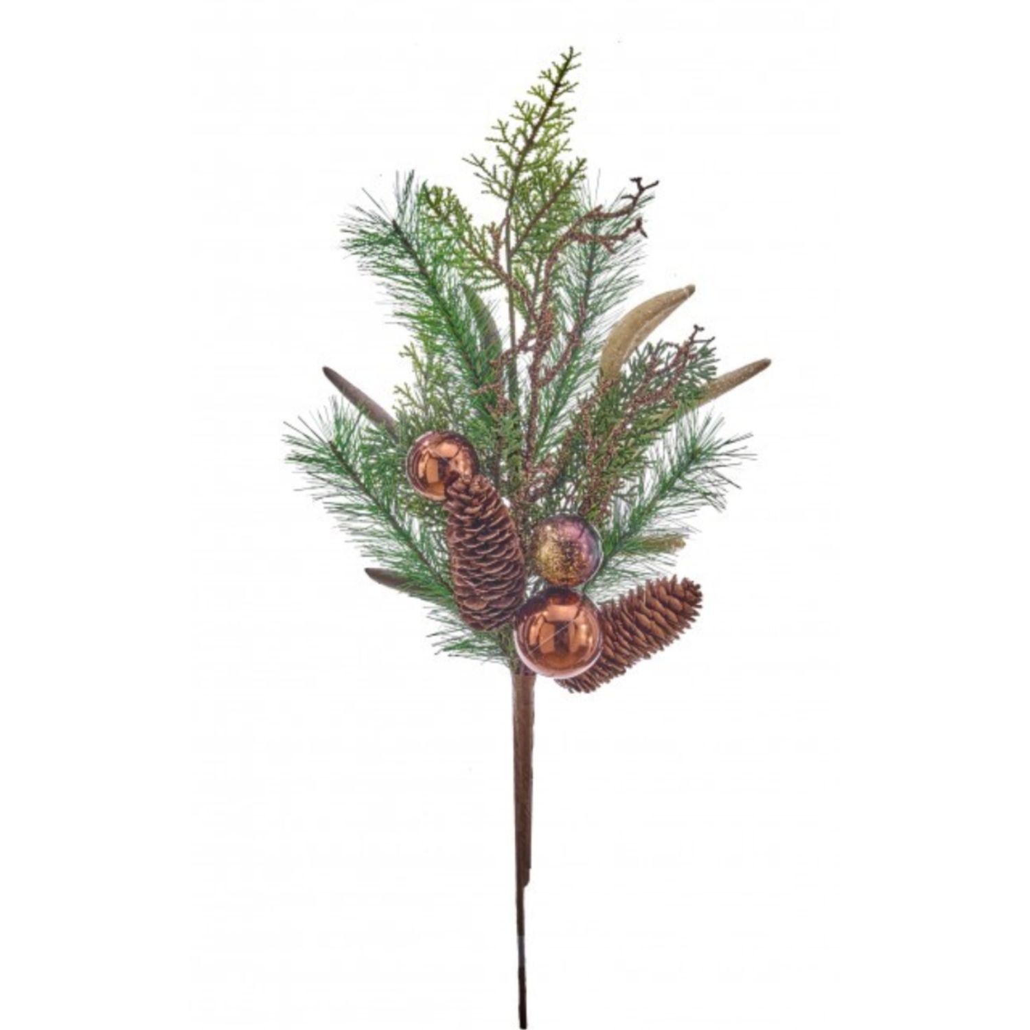 22" Antler, Cone &amp; Pine Spray