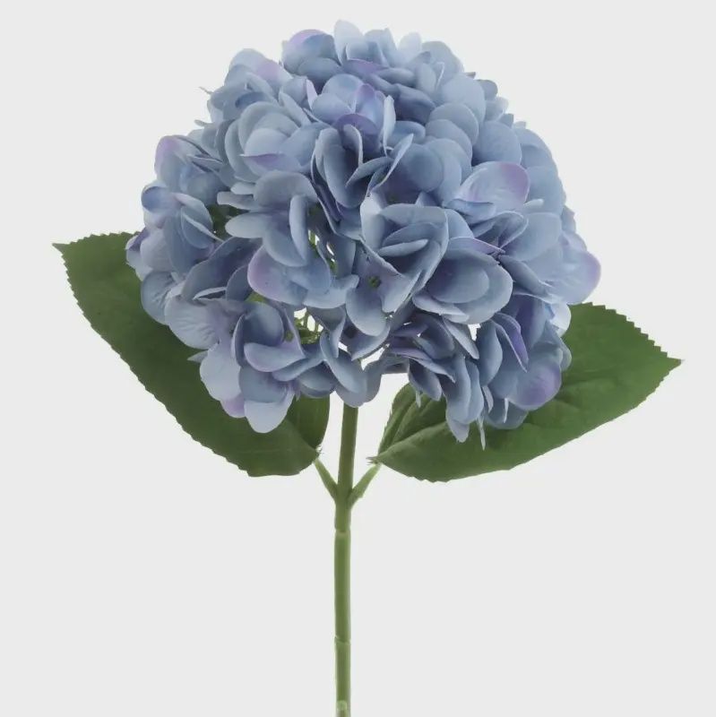 18" Blue Hydrangea Stem