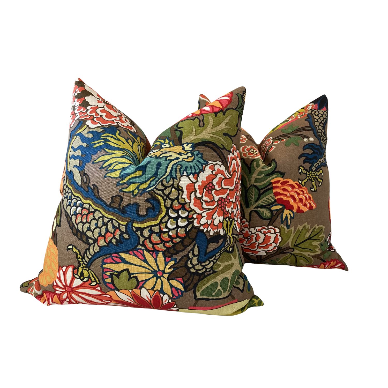 22 x 22 Chiang Mai Dragon Pillow