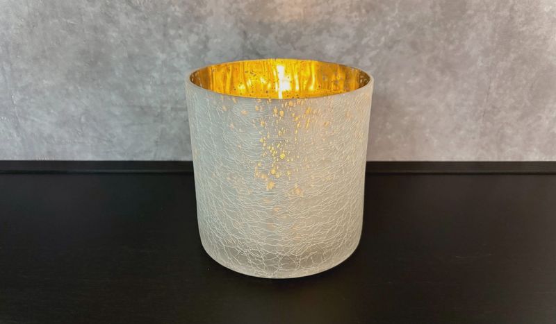 Copper Frost Vase - 6" x 6"