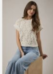 Extended Shoulder Sweater Top