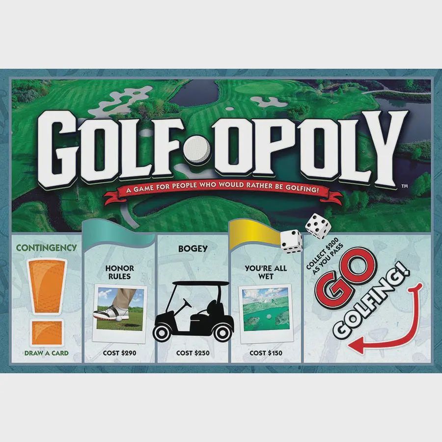 Golf-Opoly Game Golf Board Game Made in USA