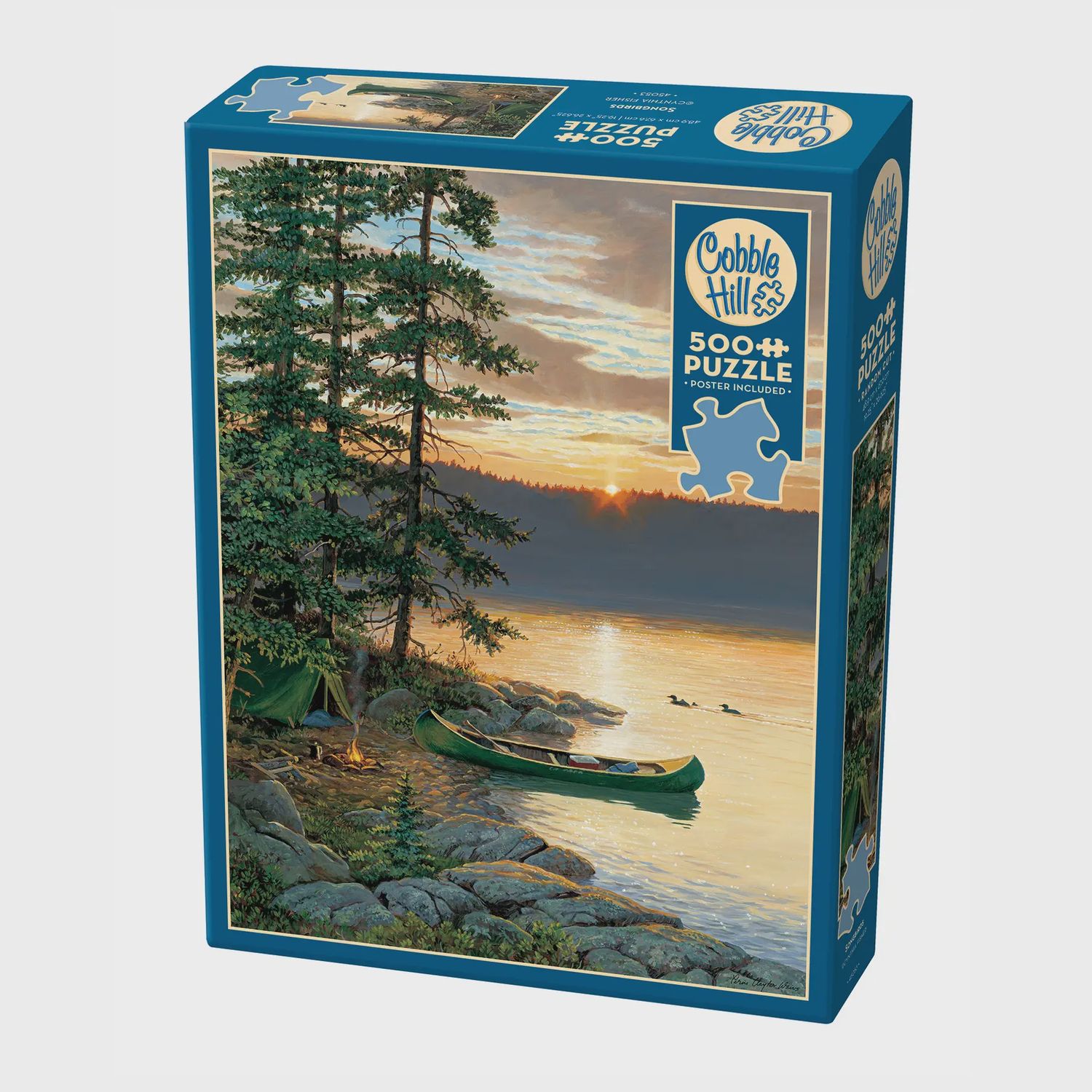 500-Piece Lakeside Camping Puzzle