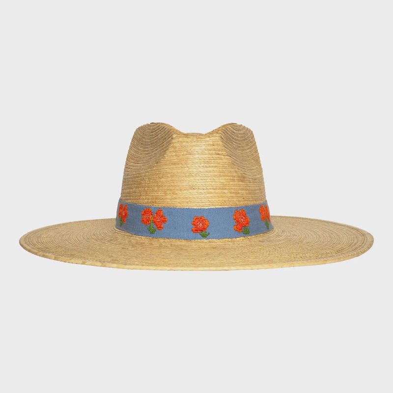 Poppy Palm Hat