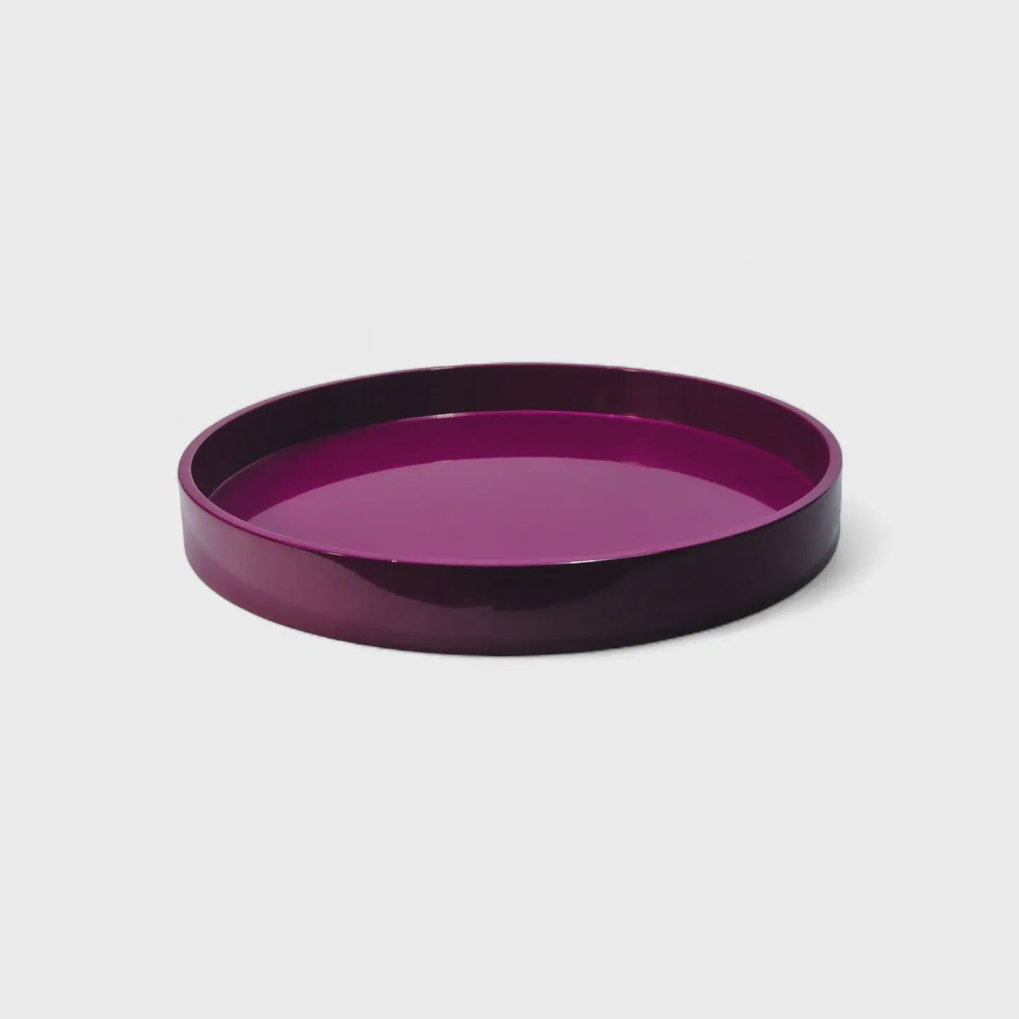 Round Tray – Blackberry