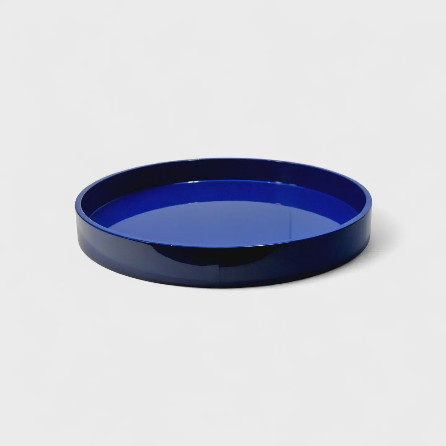 Large Round Tray – Blue
