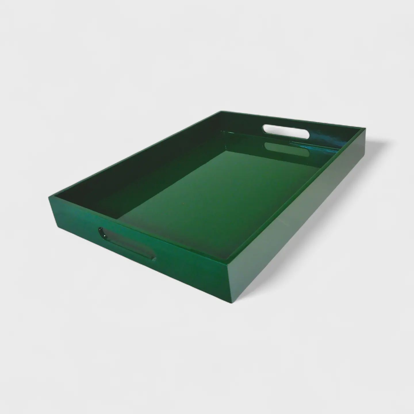 Large Serving Tray – Dark Green