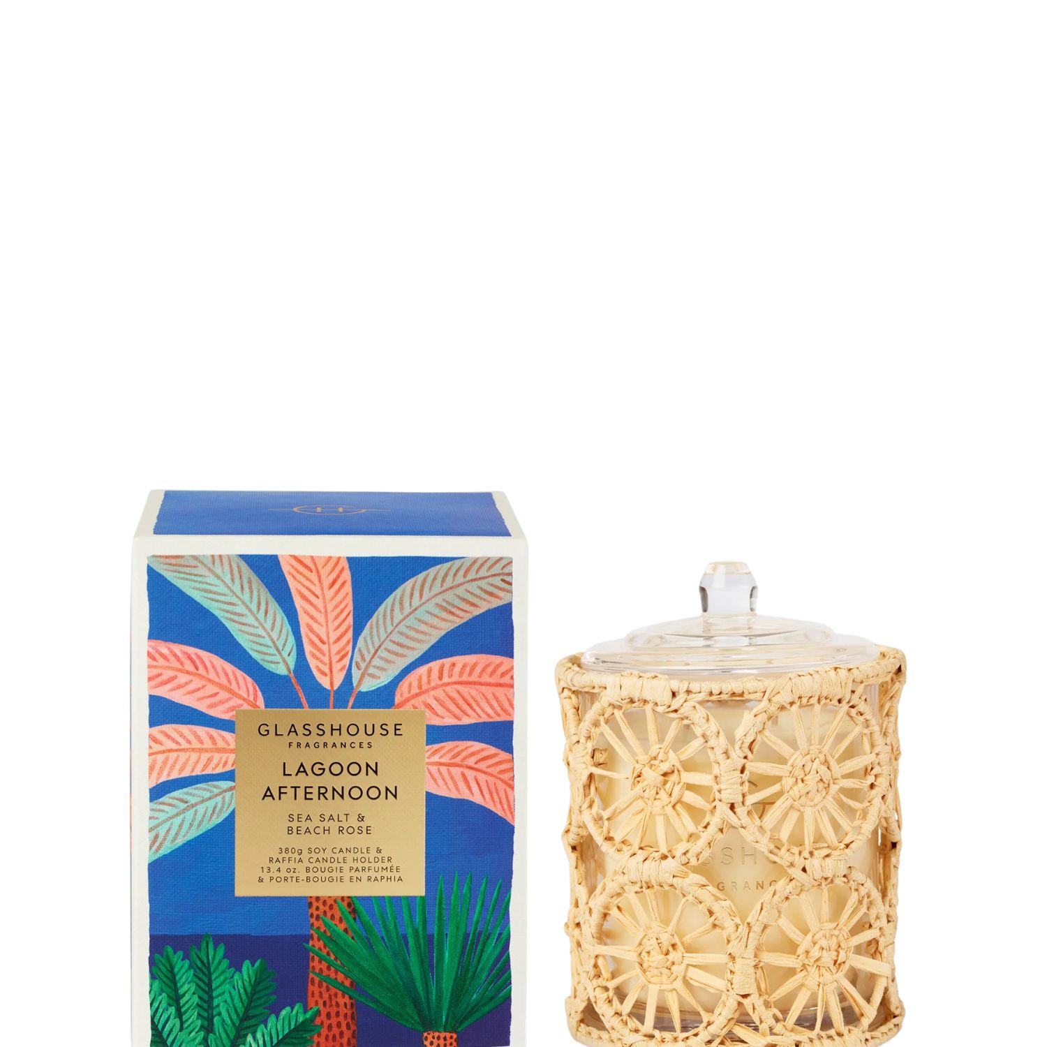 Glasshouse Fragrances Lagoon Afternoon 13.4 oz Candle