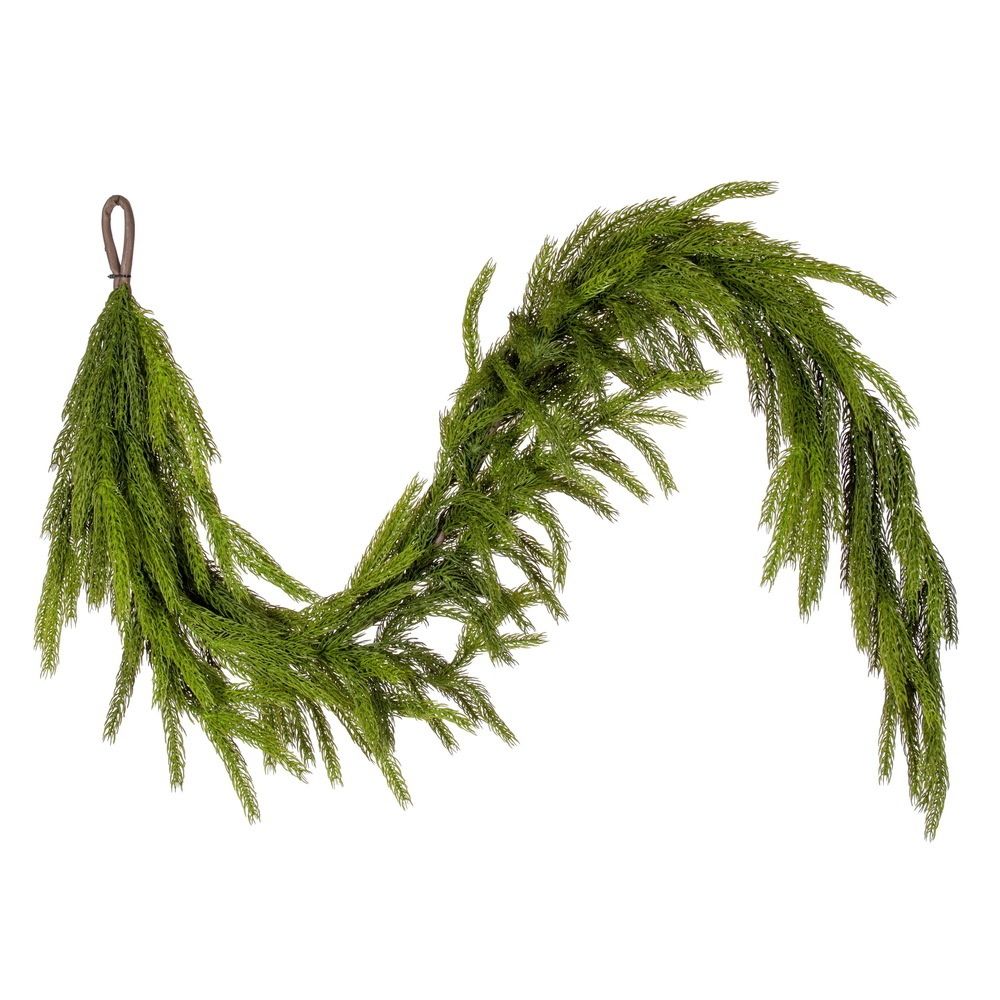 6' Green Norfolk Pine Garland