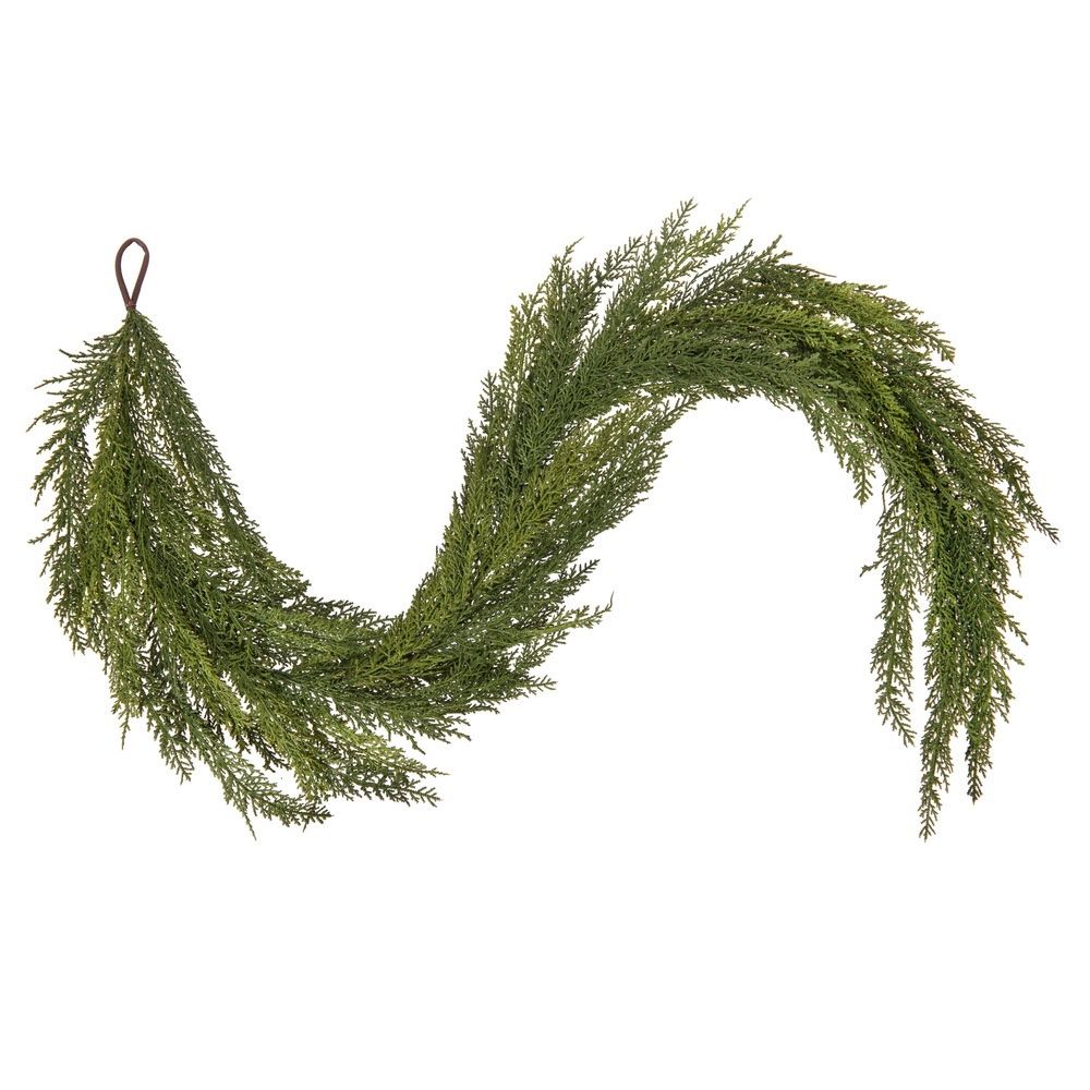 72" Green Cedar Garland
