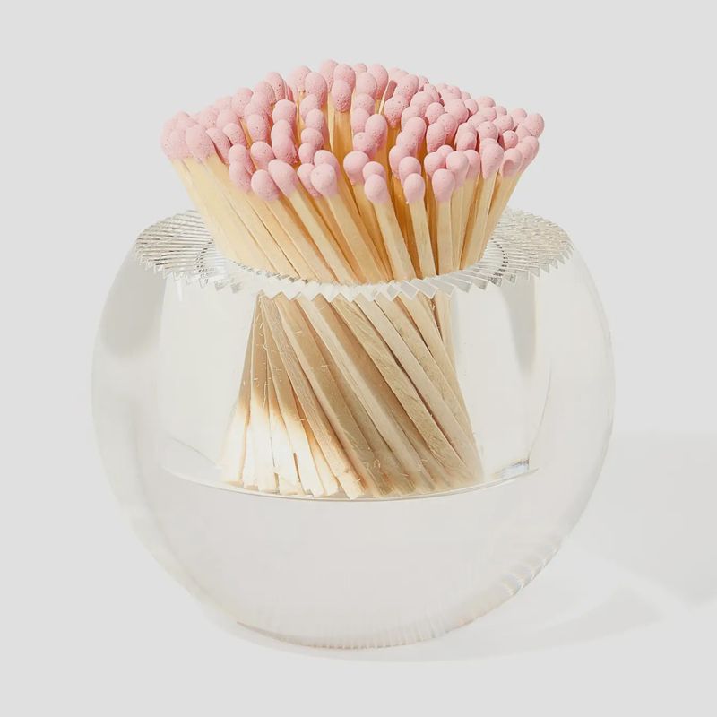 Round Match Striker - Light Pink Matches