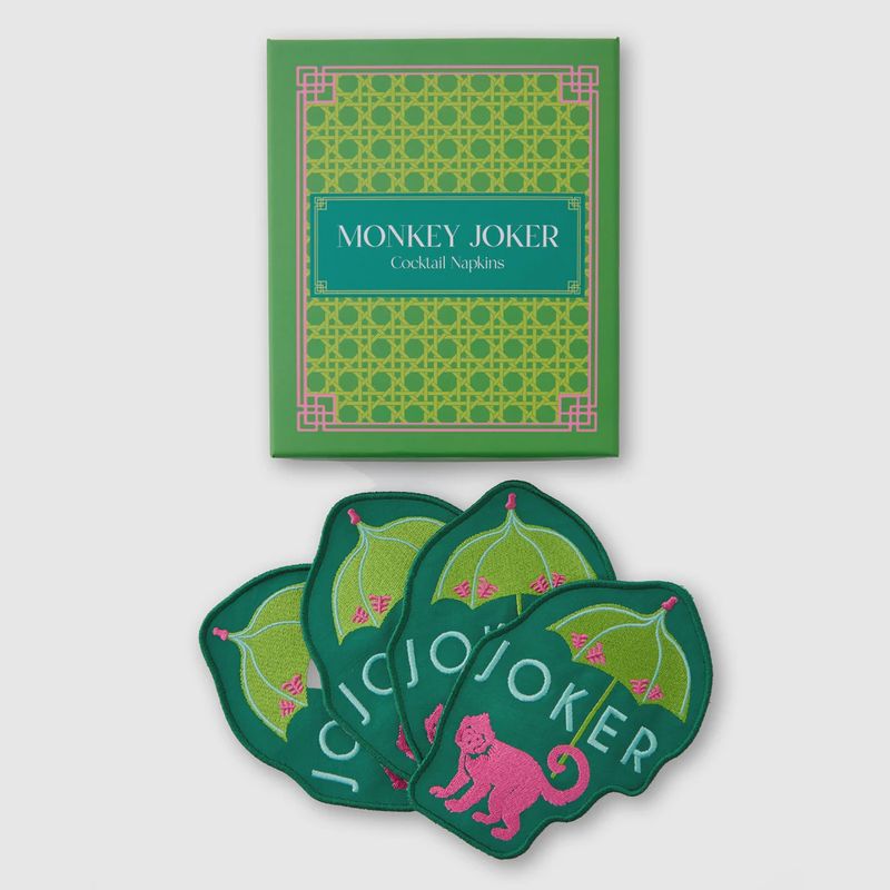 Monkey Joker Cocktail Napkins