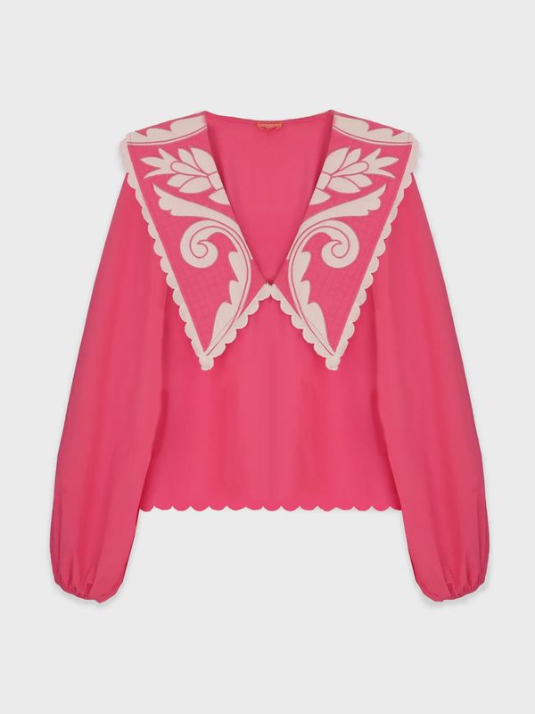 Emma Blouse - Punch Pink