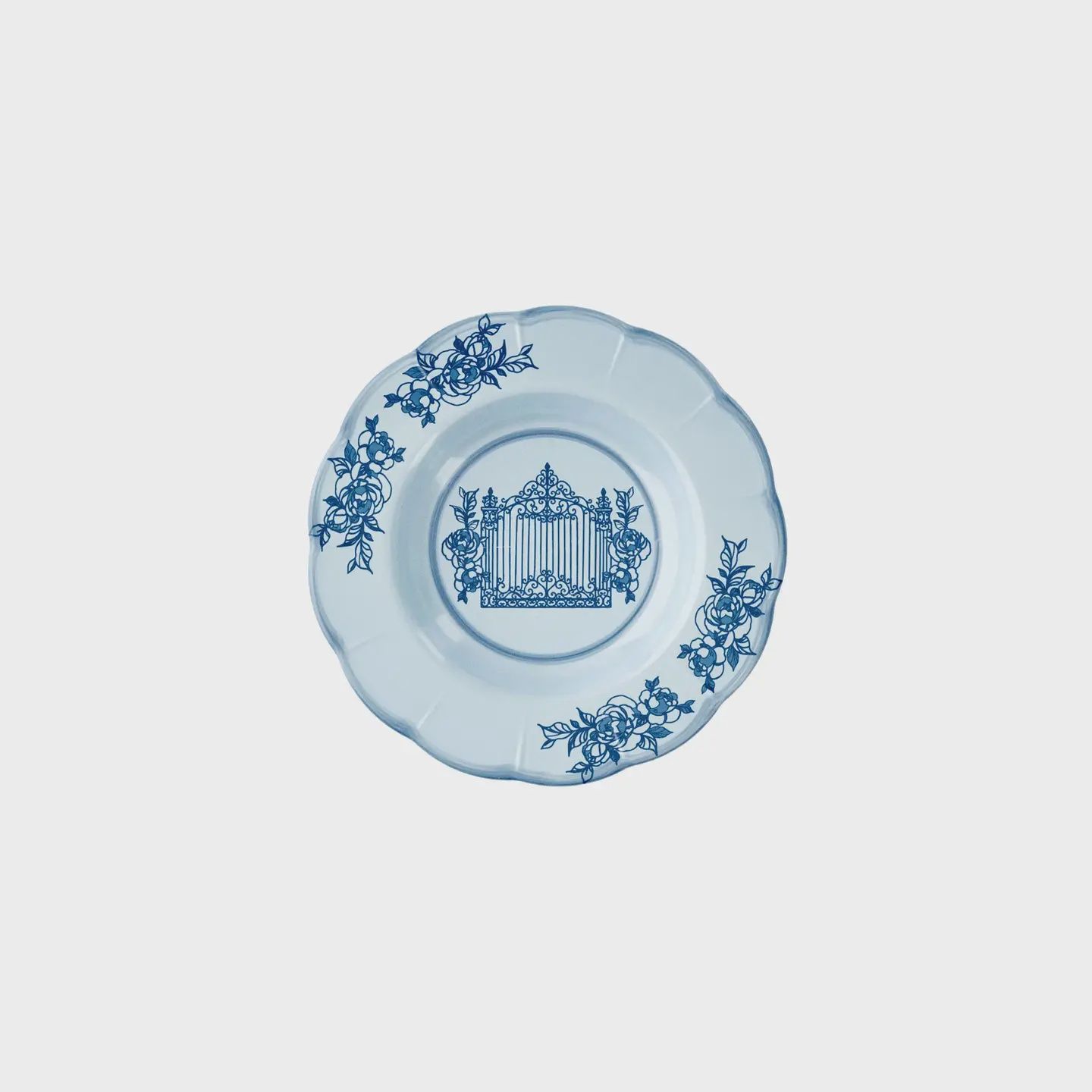 Josephine Blue Floral Soup Plate